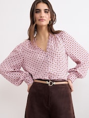 Phase Eight Pink Arabella Blouse - Image 1 of 7