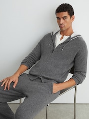 Reiss Thomas Cashmere қоспасынан жасалған контраст қосылған Худи - 7суретінің 3 суреті