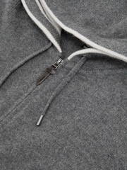 Reiss Thomas Cashmere қоспасынан жасалған контраст қосылған Худи - 7суретінің 7 суреті