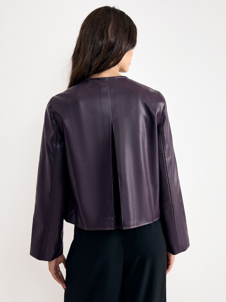 Phase Eight Malina PU Jacket - Obrázek 2 z 7