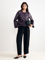 Phase Eight Malina PU Jacket - Obrázek 3 z 7