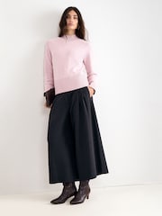 Phase Eight Pink Marika Saddle Knit Jumper - Image 3 of 7