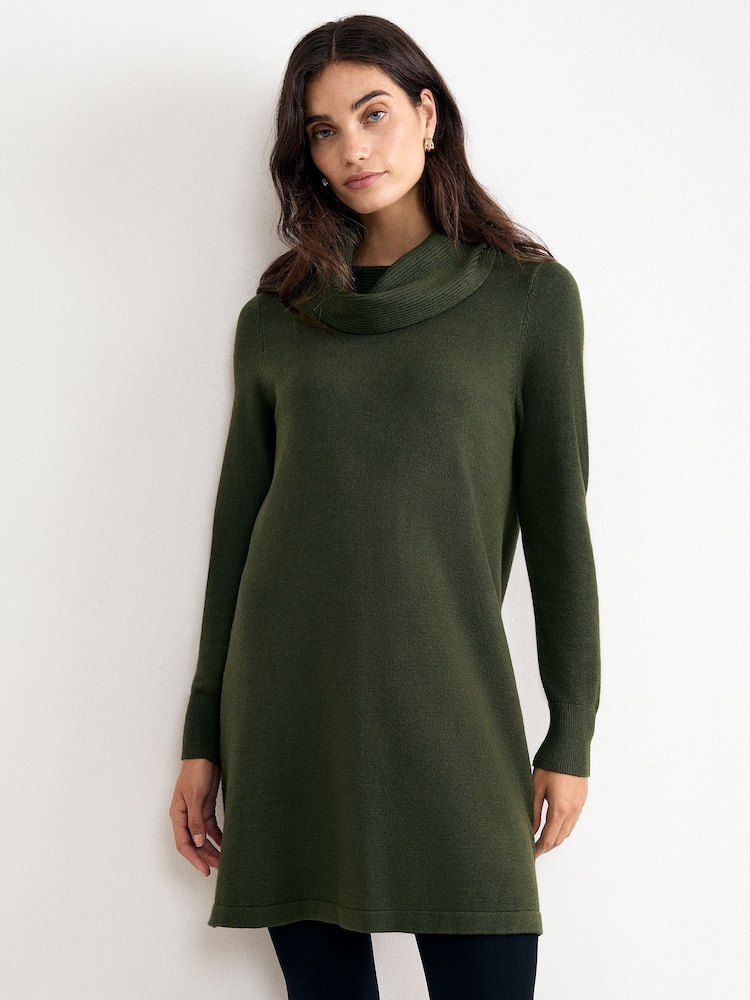 Phase Eight Green Ellie Jumper Dress - Image 1 of 6