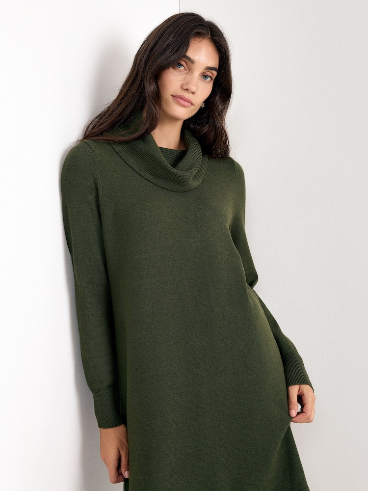 Phase Eight Green Ellie Jumper Dress - Image 6 of 6