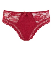 Pour Moi Red High Leg Rebel Deep Knickers - Image 4 of 6