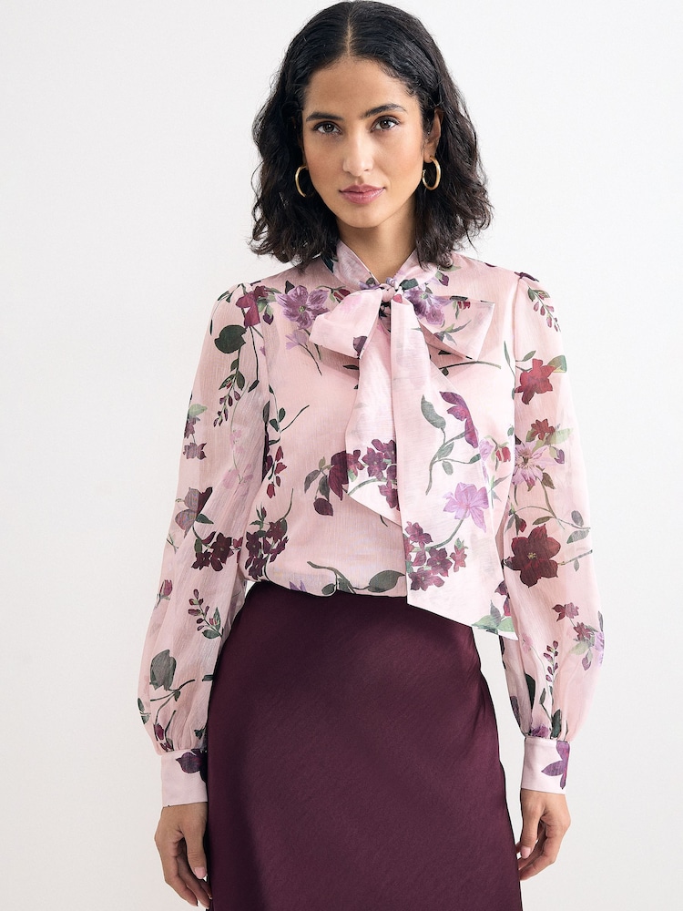 Phase Eight Pink Estelle Blouse - Image 1 of 6