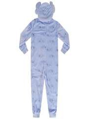 Brand Threads Blue Disney Stitch Girls Hooded All-In-One - Image 2 of 4