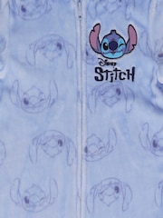 Brand Threads Blue Disney Stitch Girls Hooded All-In-One - Image 3 of 4
