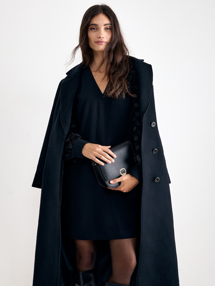 Phase Eight Black Laura Mini Dress - Image 6 of 6