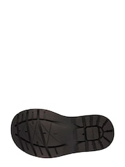Clarks Black F fit Patent Dabi Lace Boots - Image 7 of 7