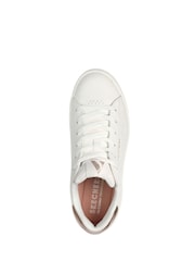 Skechers White Chrome Womens Uno Court Trainers - Image 5 of 6