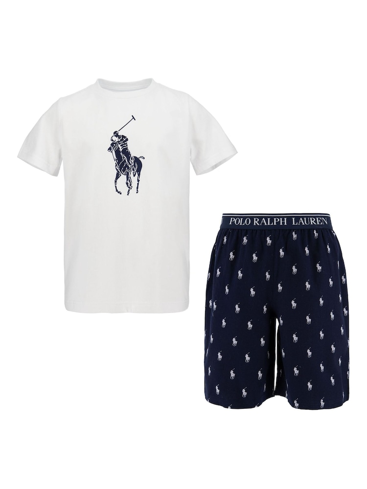 طقم من تيشرت وشورت من Polo Ralph Lauren - صورة 1 من 3