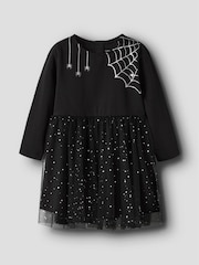 Name It Black Halloween Tulle Skirt Long Sleeve Dress - Image 3 of 4