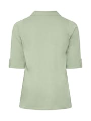 Evans Green Pintuck Henley Top - Image 6 of 6