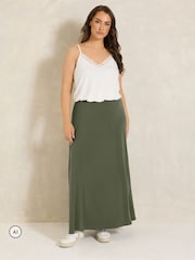 Evans Green Midi Skirt - Image 4 of 6