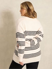 Evans Natural Knitted Jumper - Image 3 of 6