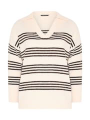 Evans Natural Knitted Jumper - Image 5 of 6