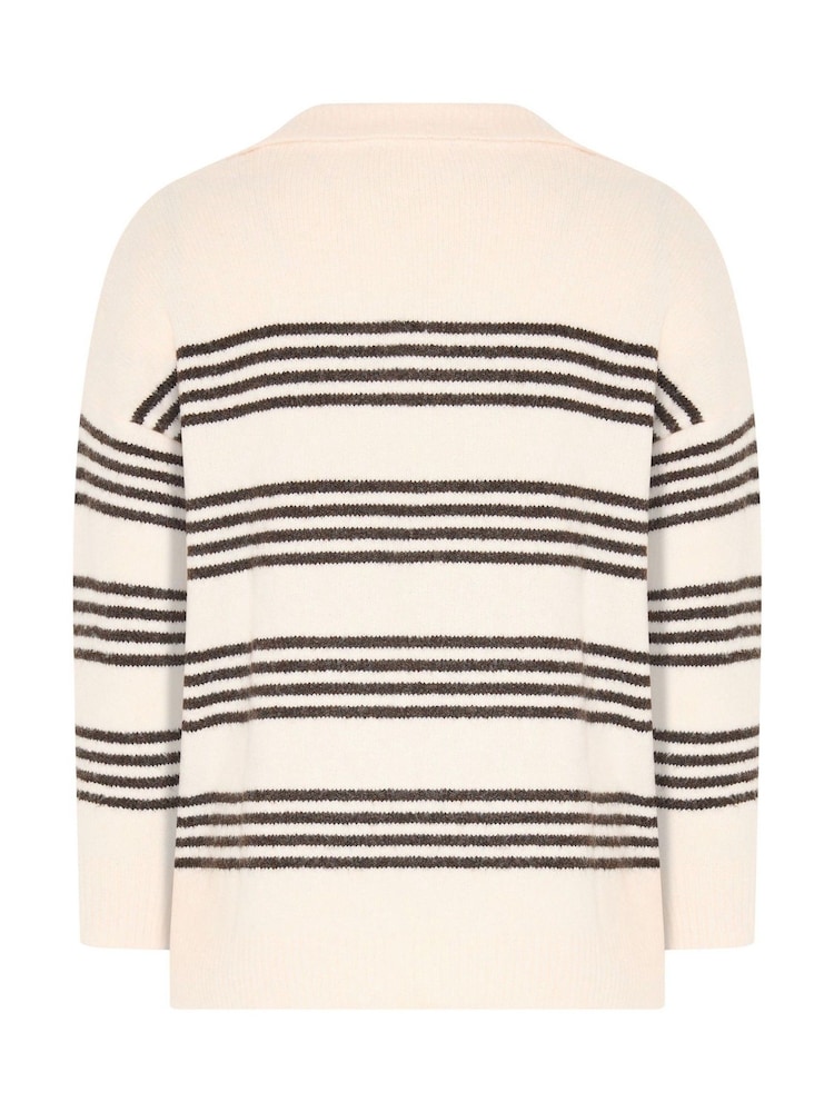 Evans Natural Knitted Jumper - Image 6 of 6