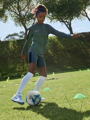 Nike Iron Grey/Black/Pink Dri-FIT Academy Half Zip Training Drill Top - Image 1 of 12