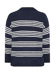 Evans Blue Knitted Jumper - Image 6 of 6