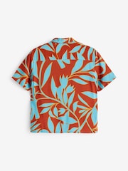 Hawaiian Red Short Sleeve Printed Shirt (3-16yrs) - Image 4 of 5