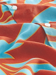 Hawaiian Red Short Sleeve Printed Shirt (3-16yrs) - Image 5 of 5