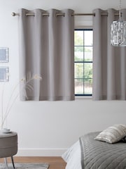 Cortinas de ilhós de algodão - Imagem 4 de 4