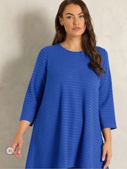 Evans Blue Hanky Hem Top - Image 1 of 6