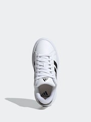 adidas White/Black Sportswear Grand Court Platform Trainers - Image 6 of 8