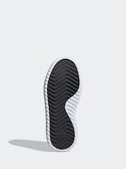 adidas White/Black Sportswear Grand Court Platform Trainers - Image 7 of 8