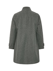 Evans Grey Longline Coat - Image 6 of 6