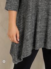 Evans Grey Hanky Hem Top - Image 4 of 6