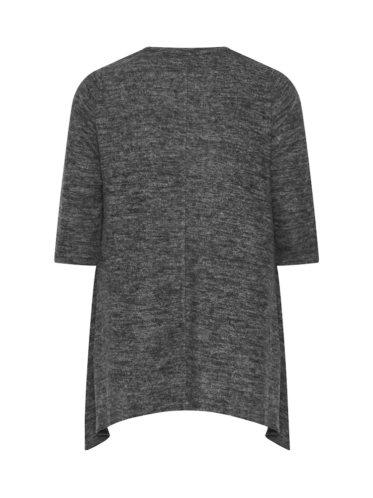 Evans Grey Hanky Hem Top - Image 6 of 6