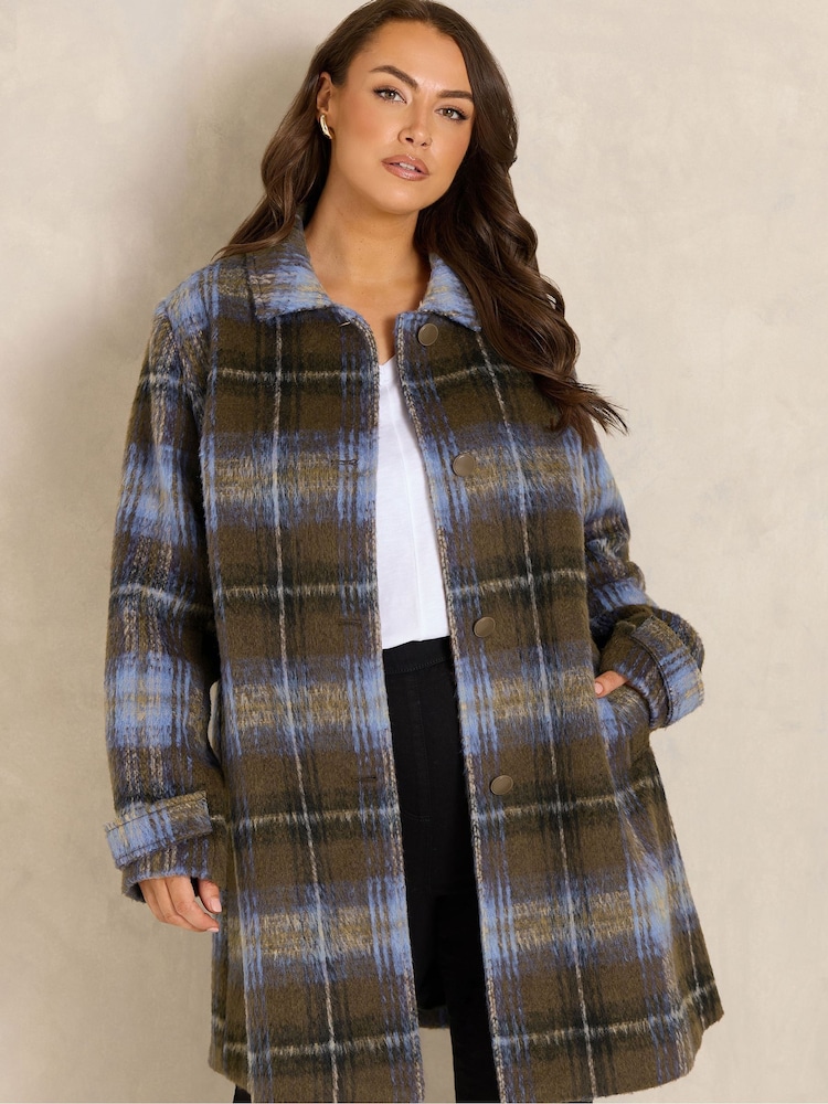Evans Check Swing Coat - 6의 이미지 1