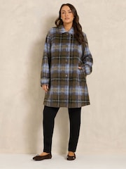 Evans Check Swing Coat - 6의 이미지 2