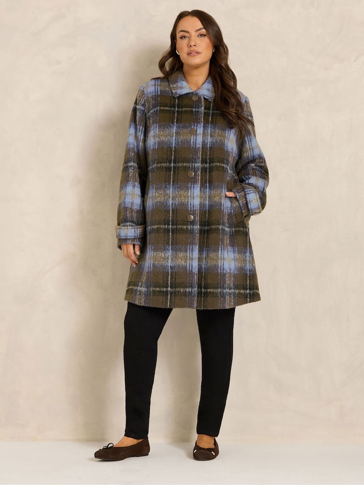 Evans Check Swing Coat - 6의 이미지 2