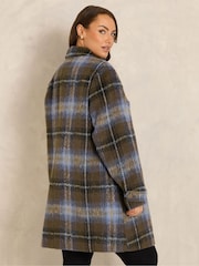 Evans Check Swing Coat - 6의 이미지 3