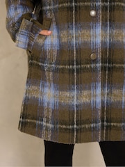 Evans Check Swing Coat - 6의 이미지 4