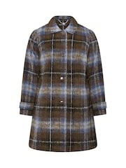 Evans Check Swing Coat - 6의 이미지 5