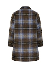 Evans Check Swing Coat - 6의 이미지 6