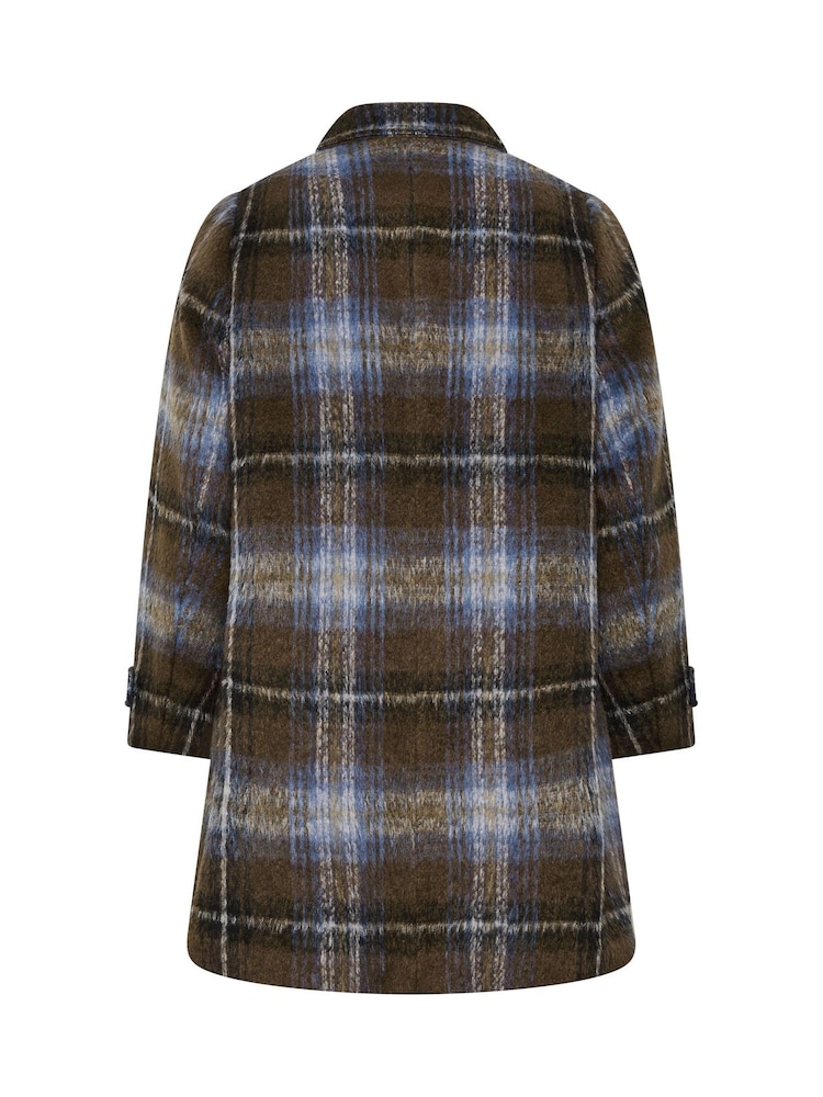 Evans Check Swing Coat - 6의 이미지 6