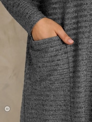 Evans Grey Rib Drop Pocket Tunic - Image 4 of 6