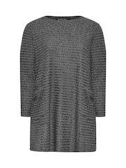 Evans Grey Rib Drop Pocket Tunic - Image 5 of 6
