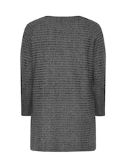 Evans Grey Rib Drop Pocket Tunic - Image 6 of 6