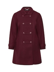 Rood - Evans Double breasted militaire jas - Afbeelding 6 van 7