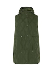 Evans Green Quilted Gilet - Image 6 of 7