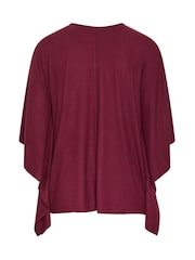 Evans Red Flat Cape Top - Image 6 of 6