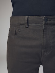 Green Khaki Slim Fit Soft Touch 5 Pocket Jean Style Trousers - Image 6 of 12