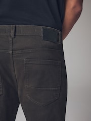 Green Khaki Slim Fit Soft Touch 5 Pocket Jean Style Trousers - Image 7 of 12
