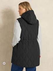 Evans Black Quilted Gilet - Image 3 of 6
